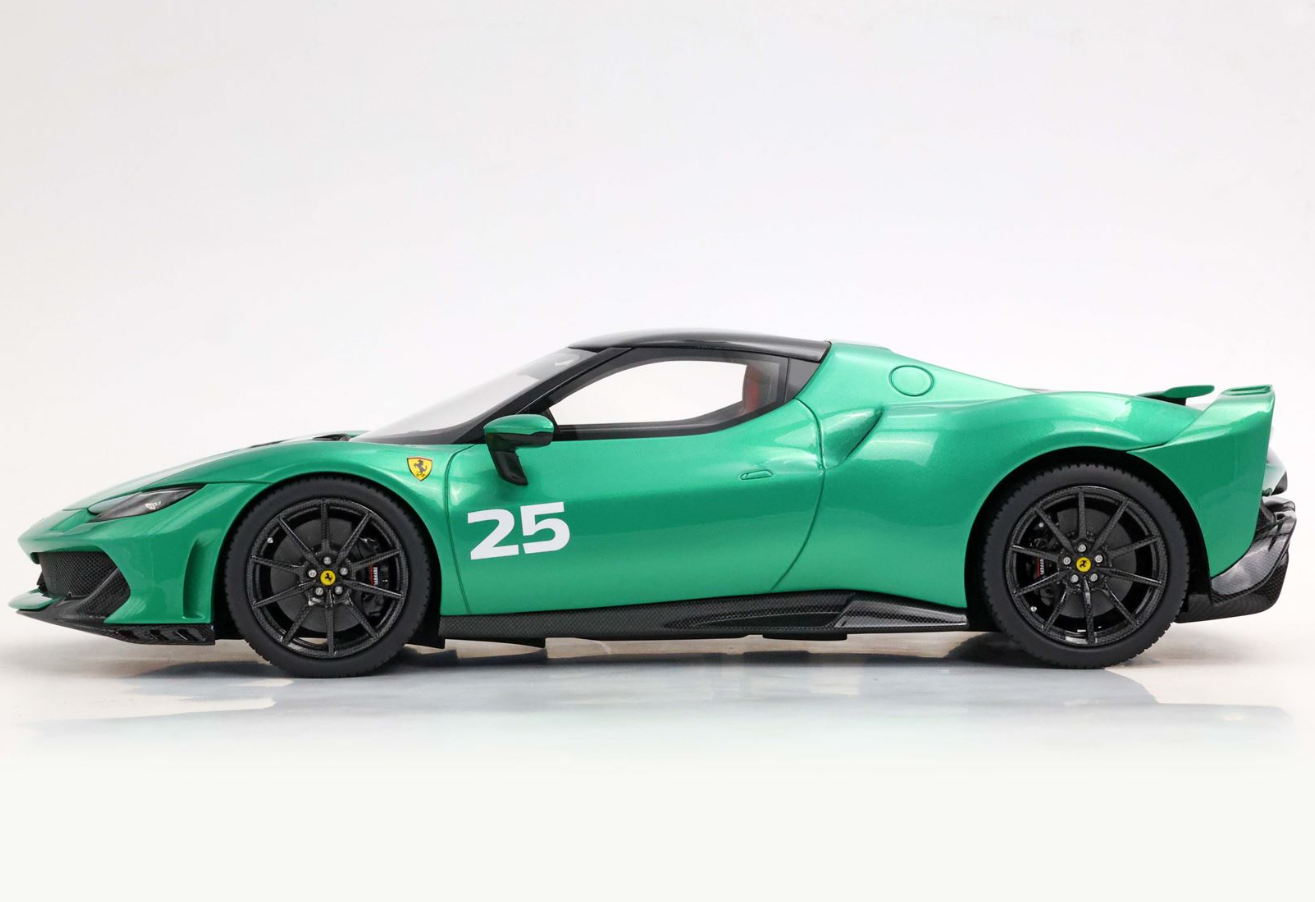 BBR 1:18 Ferrari 296 Speciale Showcar (Verde Nurburgring with livery)
