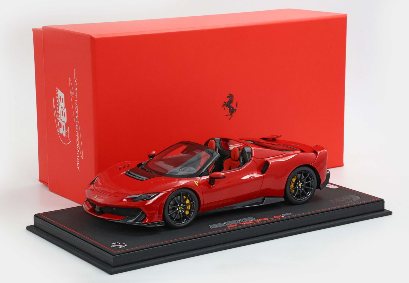 PREORDER BBR 1:18 Ferrari 296 Speciale Aperta (Rosso Corsa)