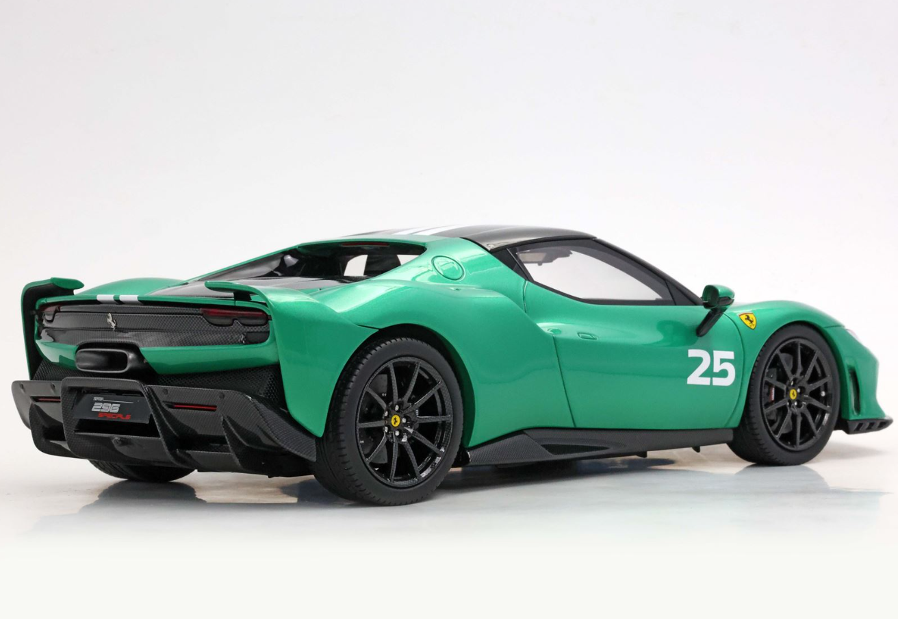 BBR 1:18 Ferrari 296 Speciale Showcar (Verde Nurburgring with livery)