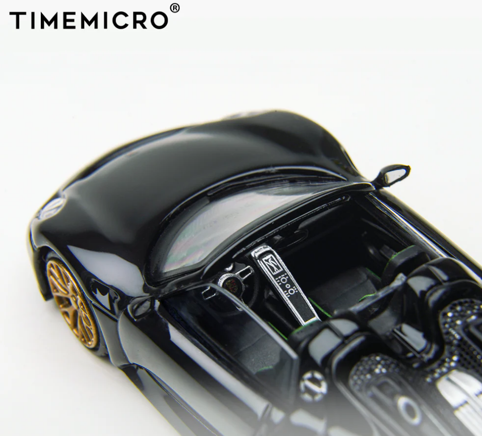 Time Micro 1:64 Porsche 918 Spyder (Black/Gold)