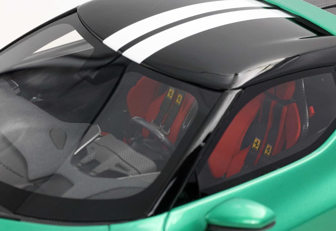 BBR 1:18 Ferrari 296 Speciale Showcar (Verde Nurburgring with livery)