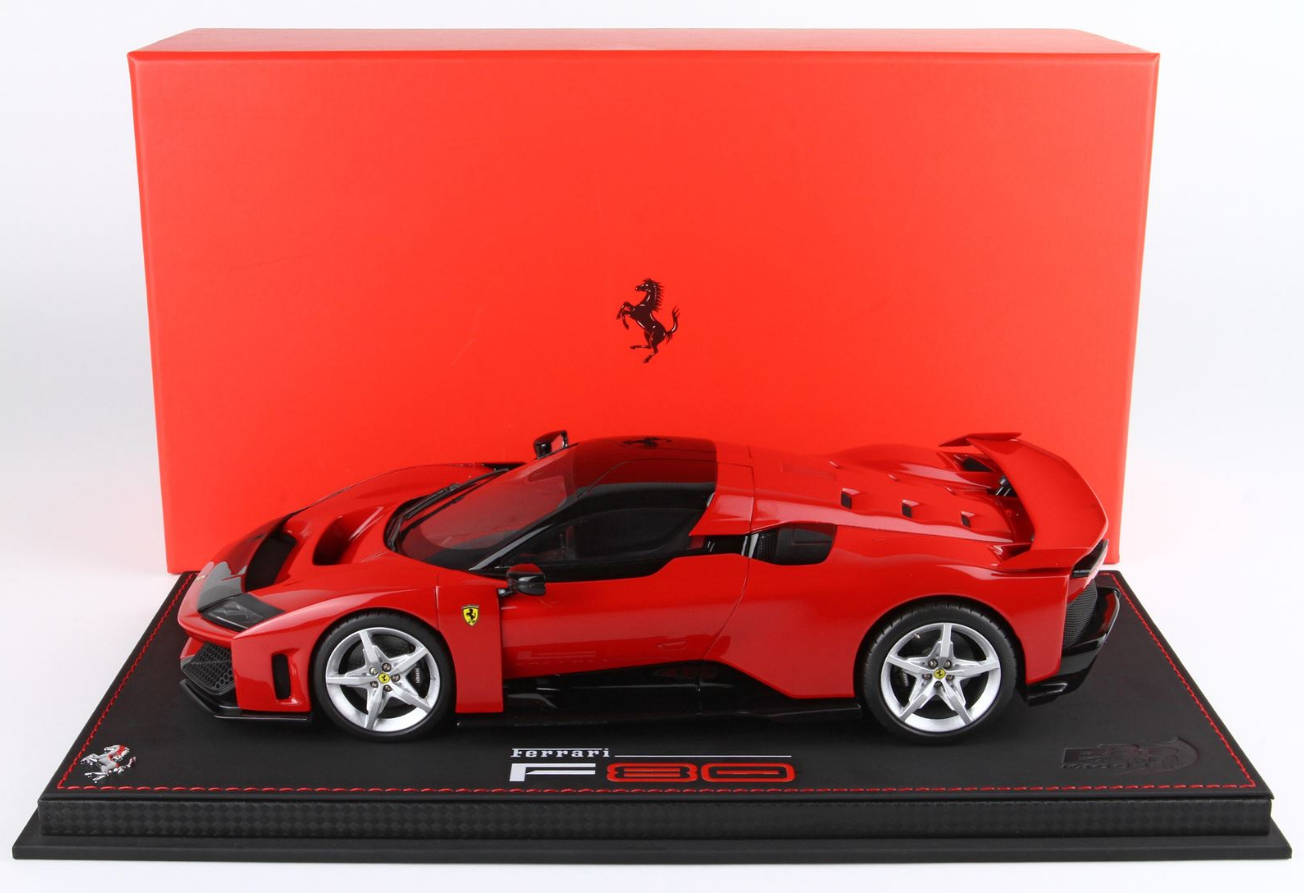 PREORDER BBR 1:18 Ferrari F80 (Rosso Corsa+Silver Wheels)