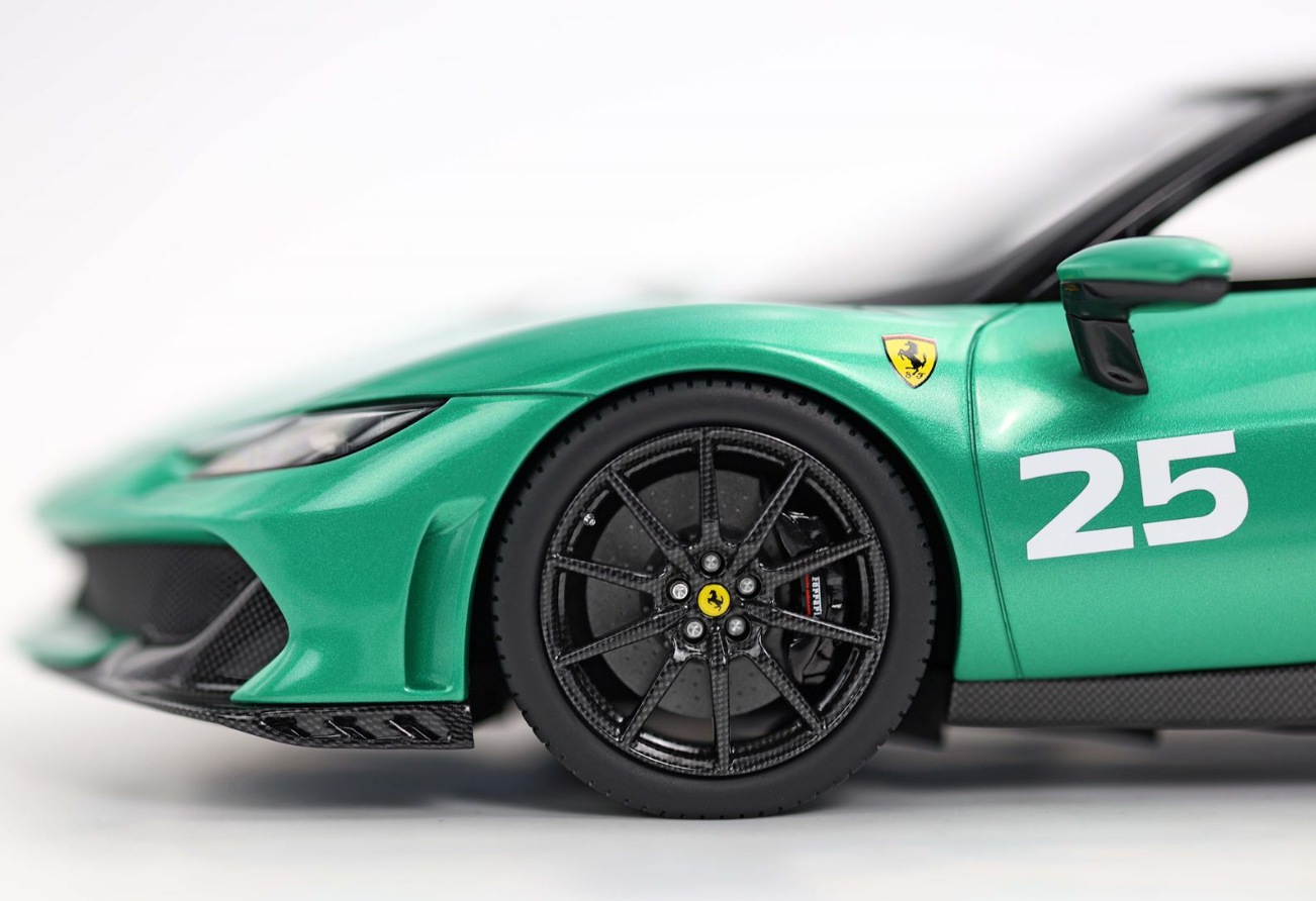 BBR 1:18 Ferrari 296 Speciale Showcar (Verde Nurburgring with livery)