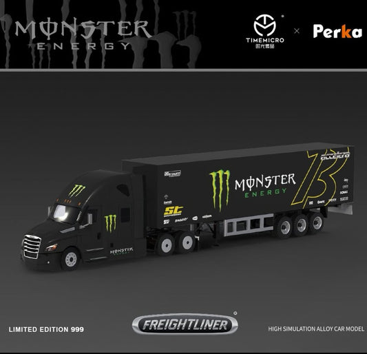 PREORDER TimeMicro 1:64 Freina Container Truck (Monster Energy)