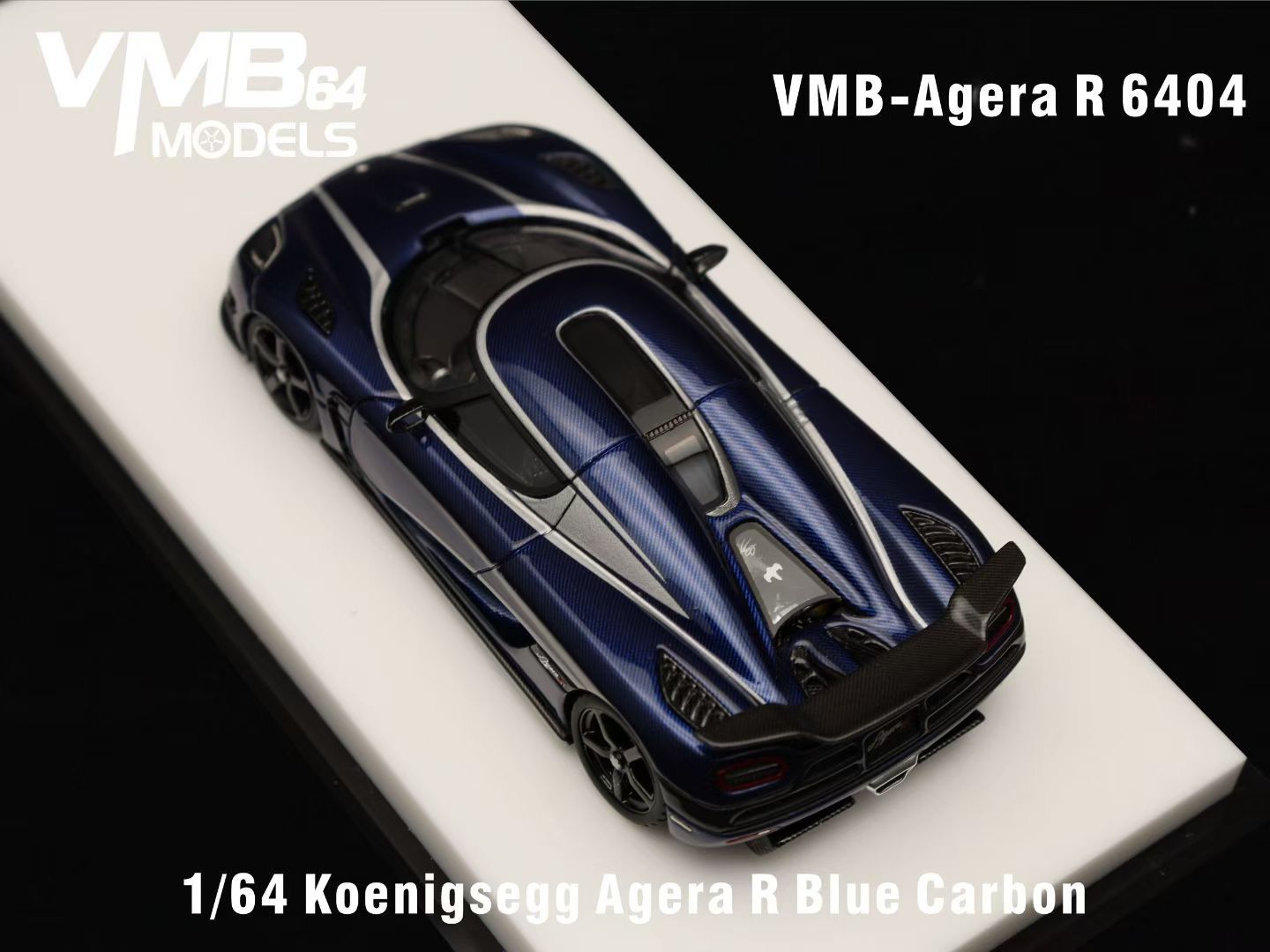 [PRE-ORDER] VMB 1:64 Koenigsegg Agera R (Blue Carbon)