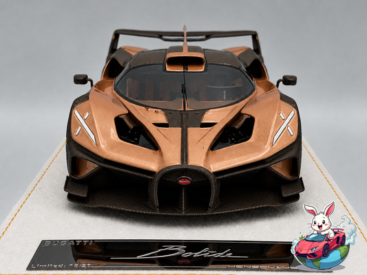 PREORDER Henson & Heaven 1:18 Bugatti Bolide (Brown Carbon) - Exclusive Model