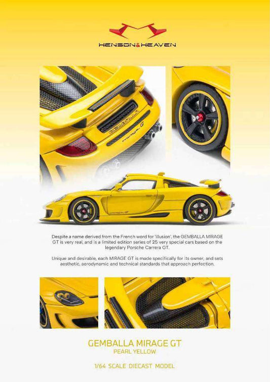 PREORDER Henson & Heaven 1:64 Gemballa Mirage GT