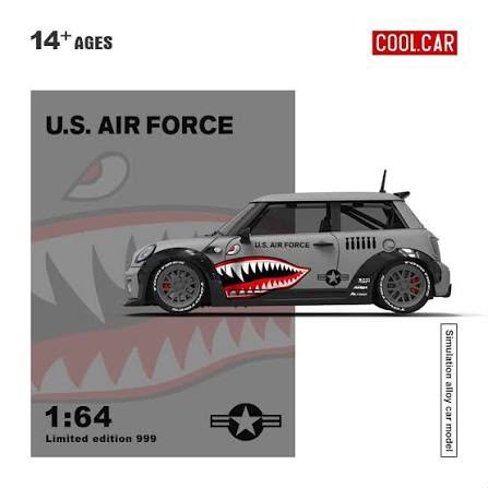Cool Car 1:64 Mini Cooper 'Shark Mouth'
