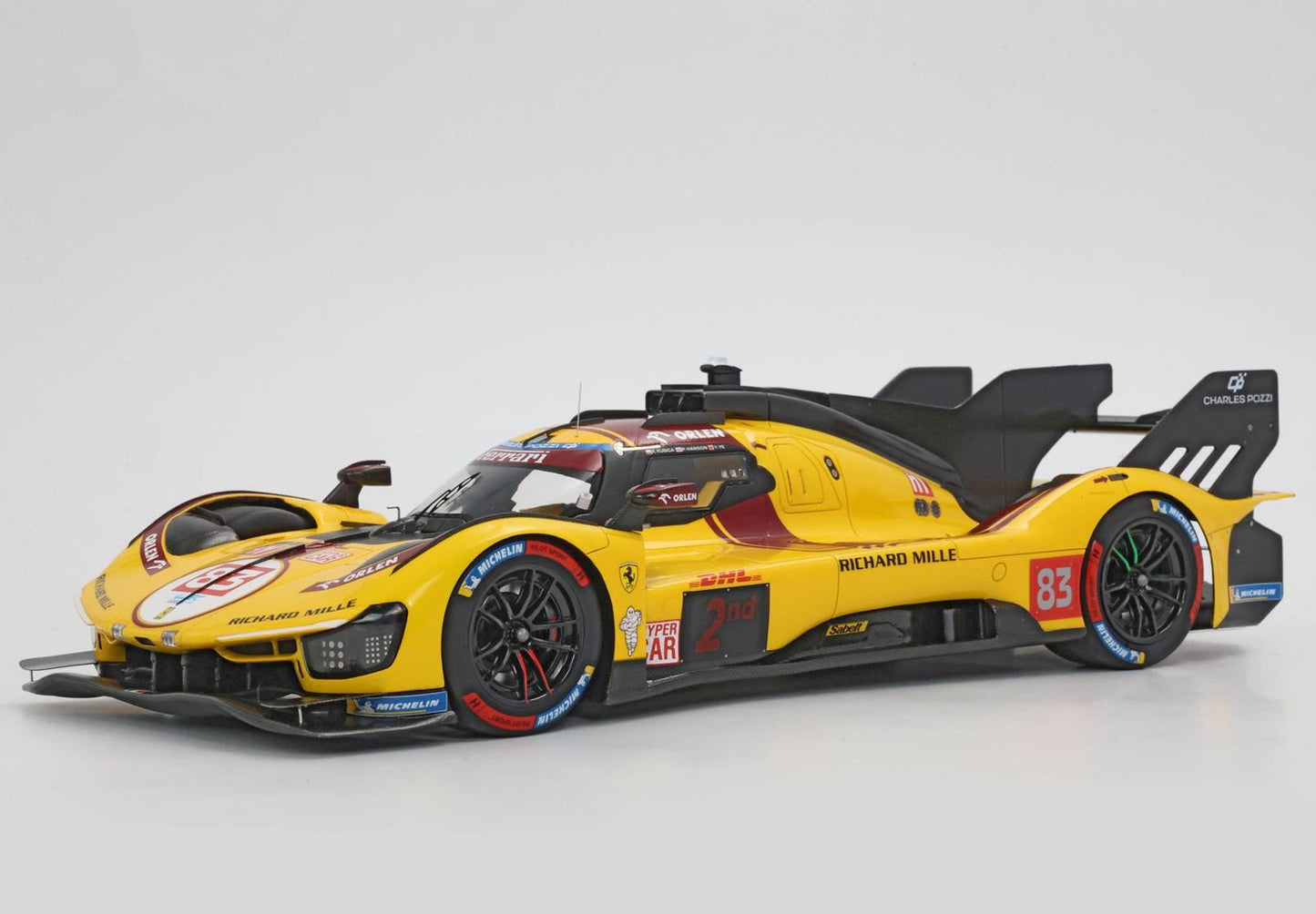 PREORDER BBR 1:18 Ferrari 499P car n. 83 - 2nd Qatar 1812km 2025