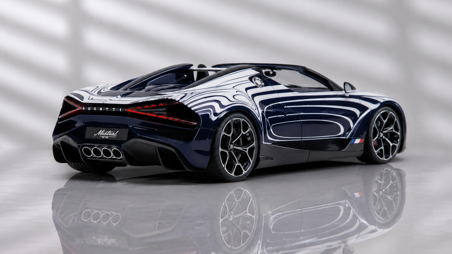 PREORDER 1:18 Bugatti Mistral W16 (LO'R BLANC)