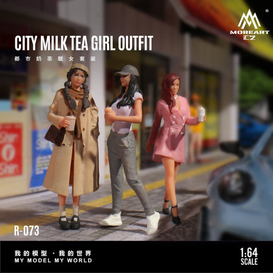 PREORDER MoreArt 1:64 City Milk Tea Girl Outfit