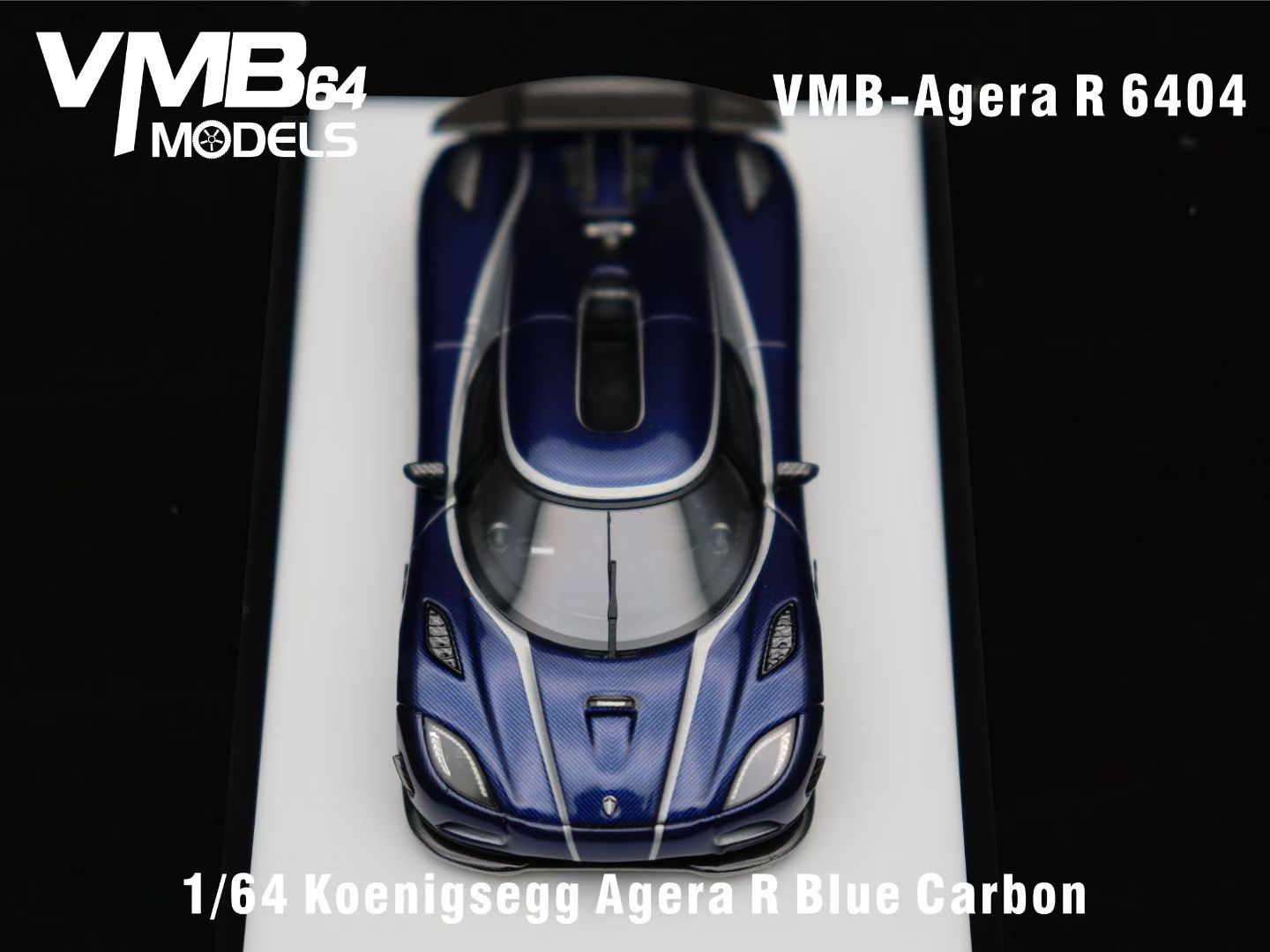 [PRE-ORDER] VMB 1:64 Koenigsegg Agera R (Blue Carbon)