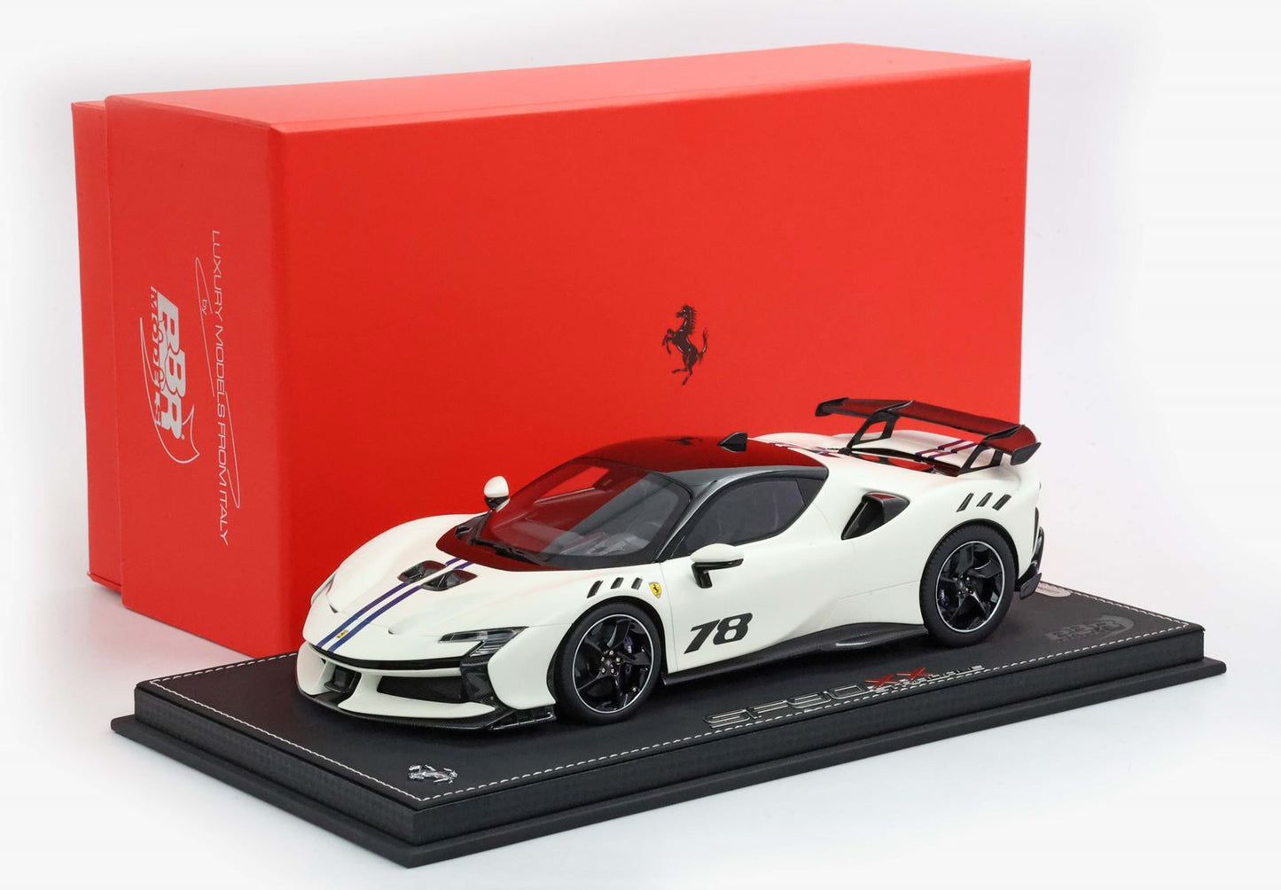 PREORDER BBR 1:18 Ferrari SF90XX Stradale (Italia Matt White)