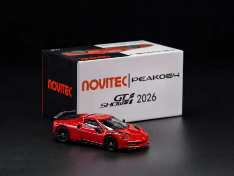 PREORDER Peako Models 1:64 Ferrari 296 GTB Novitec Rosso