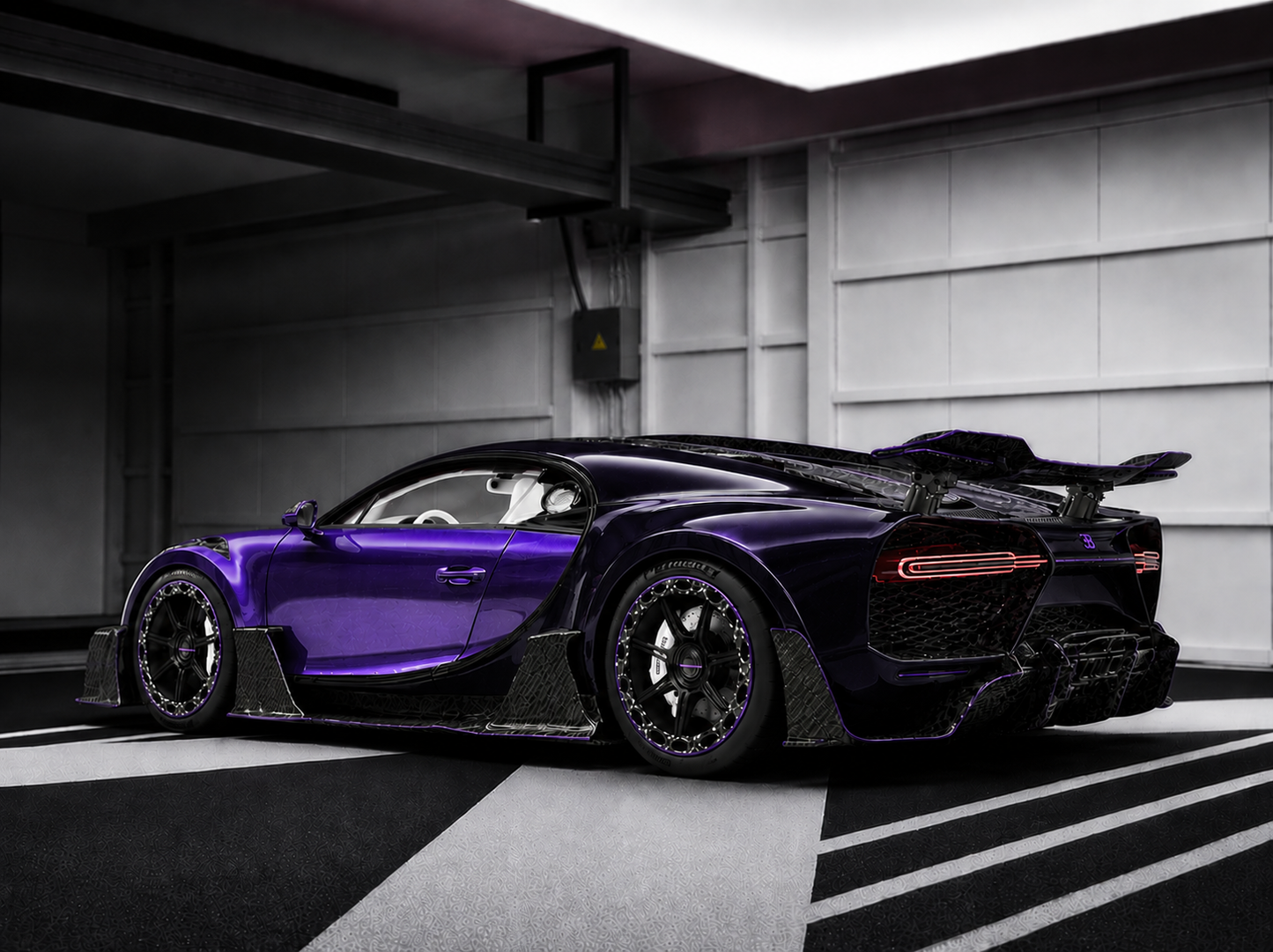 VMB x Miniature Planet 1:18 Mansory Centuria (Metallic Purple/Deep Metallic Purple)