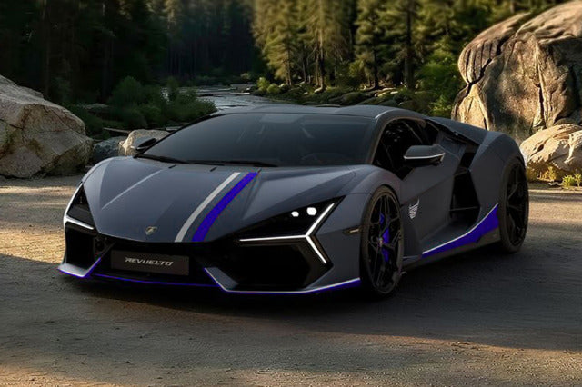 PREORDER MR Collection 1:18 Lamborghini Revuelto NA63 (Grigio Serget) LAMBO058NA63C
