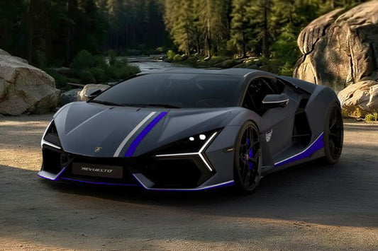 PREORDER MR Collection 1:18 Lamborghini Revuelto NA63 (Grigio Serget) LAMBO058NA63C
