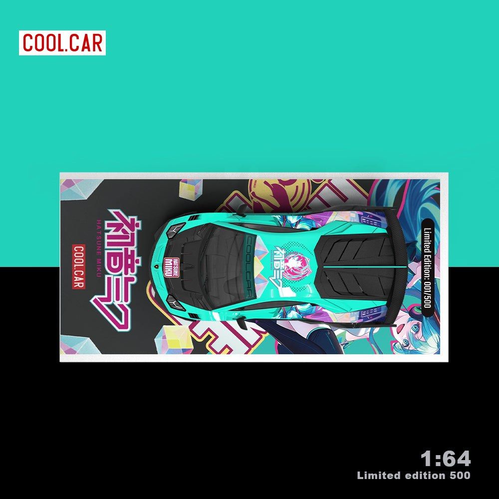 PREORDER COOL CAR 1:64 Lamborghini Aventador GT EVO LBWK ‘Hatsune Miku’
