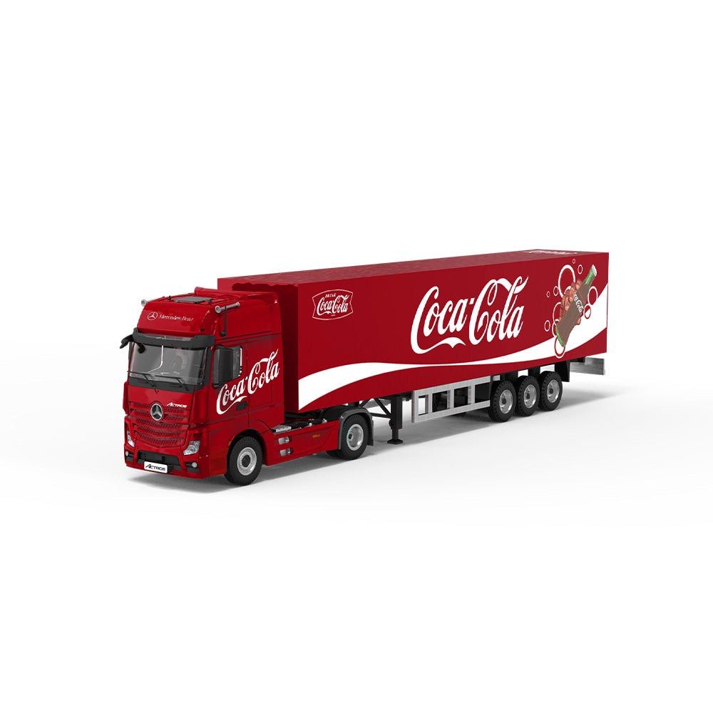PREORDER Cool Car 1:64 Scania Actros Container Truck - Coca Cola