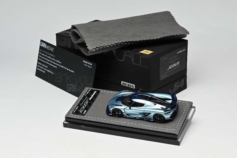 GRYNING 1:64 Koenigsegg Jesko (Ice Blue)