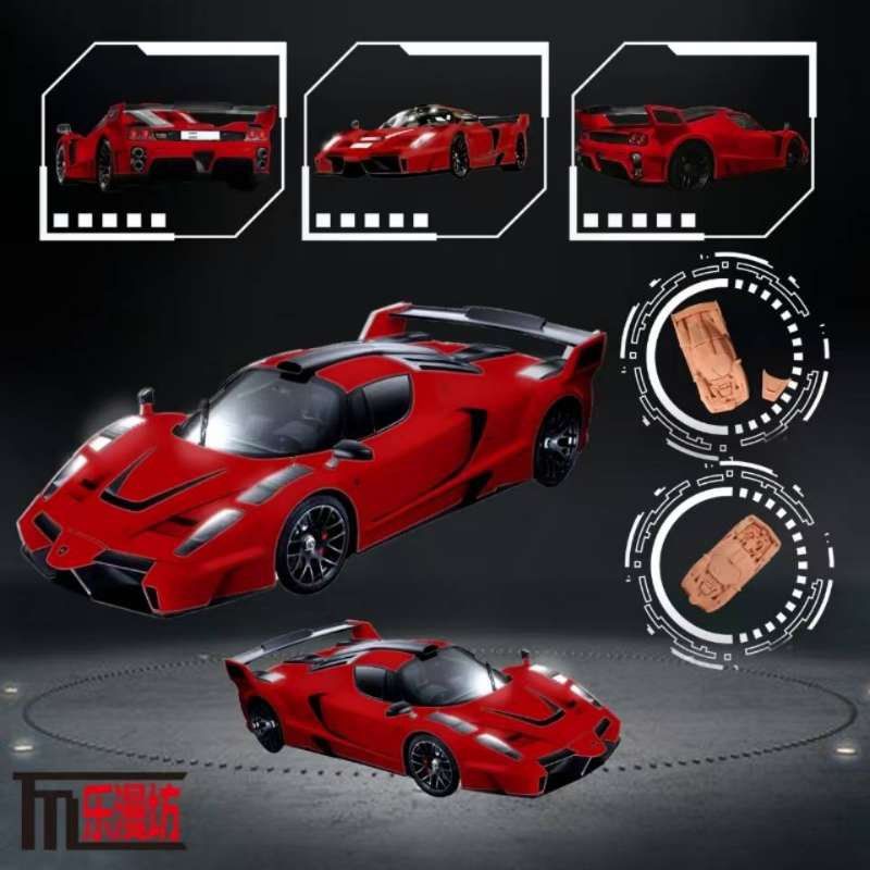 PREORDER LMF 1:64 Gemballa MIG-U1 (Matte White/Matte Red)