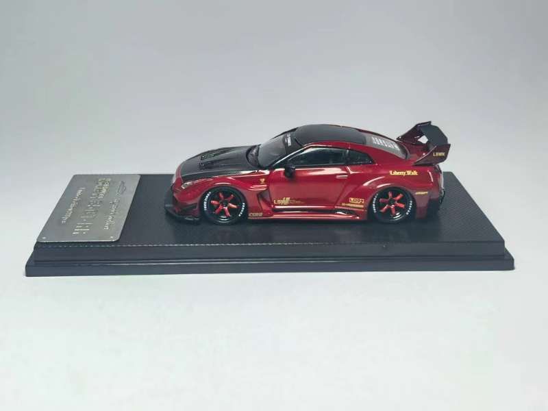 PREORDER MyModelCollect MC 1:64 Nissan GTR R35 LB-WORKS (Solid Red)