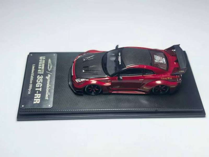 PREORDER MyModelCollect MC 1:64 Nissan GTR R35 LB-WORKS (Solid Red)