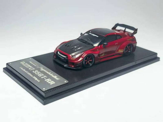 PREORDER MyModelCollect MC 1:64 Nissan GTR R35 LB-WORKS (Solid Red)