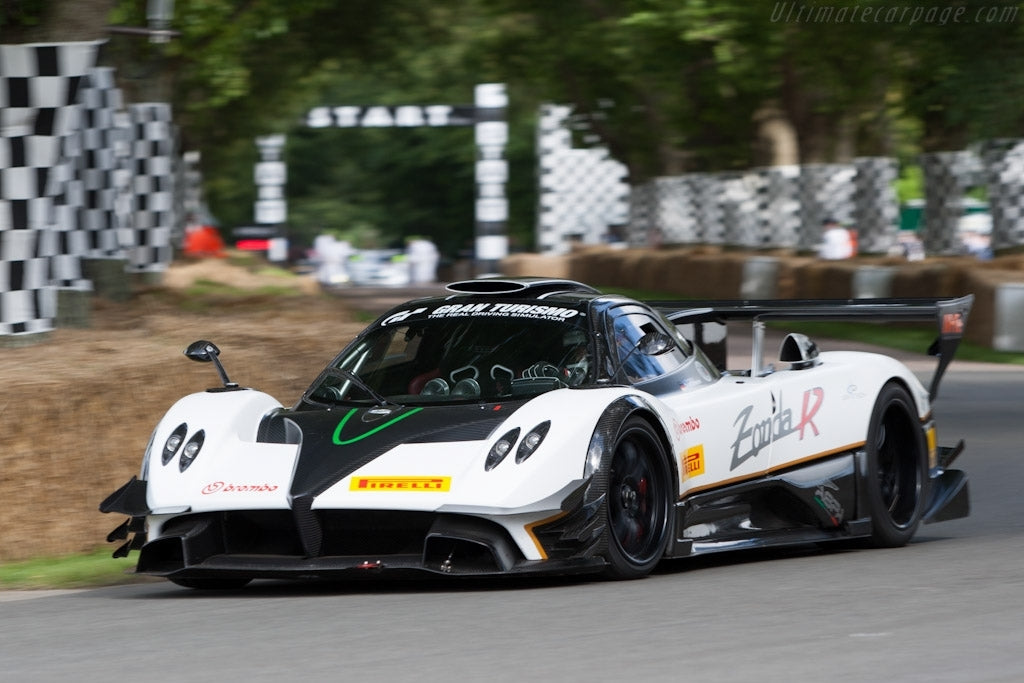 PREORDER HH Model 1:18 Pagani Zonda R (White w/ Black Carbon)